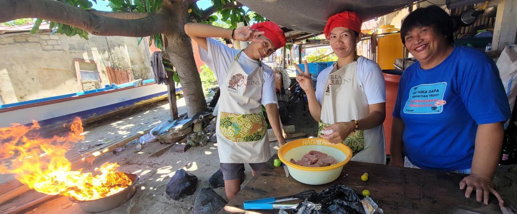 Bunaken Villa Queen'S Dive 美娜多 外观 照片